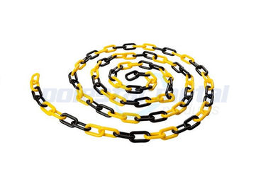 黒く黄色い色の直径 8 つの MM の交通円錐形のプラスチック チェーン・リンク