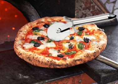 台所用品プラスチック ピザ カッターの車輪のステンレス鋼ピザ ナイフ用具 154g