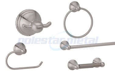 2-1/2" Width Zamak 32500 Series Collection Satin Nickel Double Robe Hook