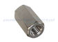 DIN6334 ステンレス鋼の専門ハードウェア締める物の真鍮のジンクス/円形のカップリング/コネクターのナット