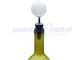 専門家は 4-1/4」クロム亜鉛合金のゴルフ・ボールのワイン・ボトル Stoper を磨きました