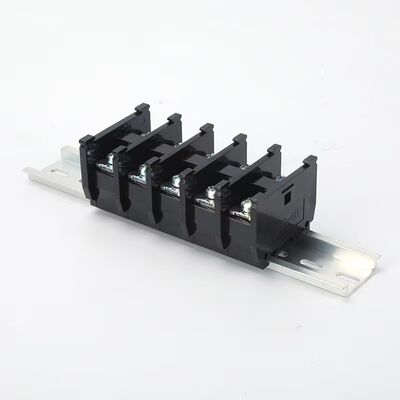 高品質のターミナルブロック DINレール 600V 32A スクリュー接続 銅合金炎